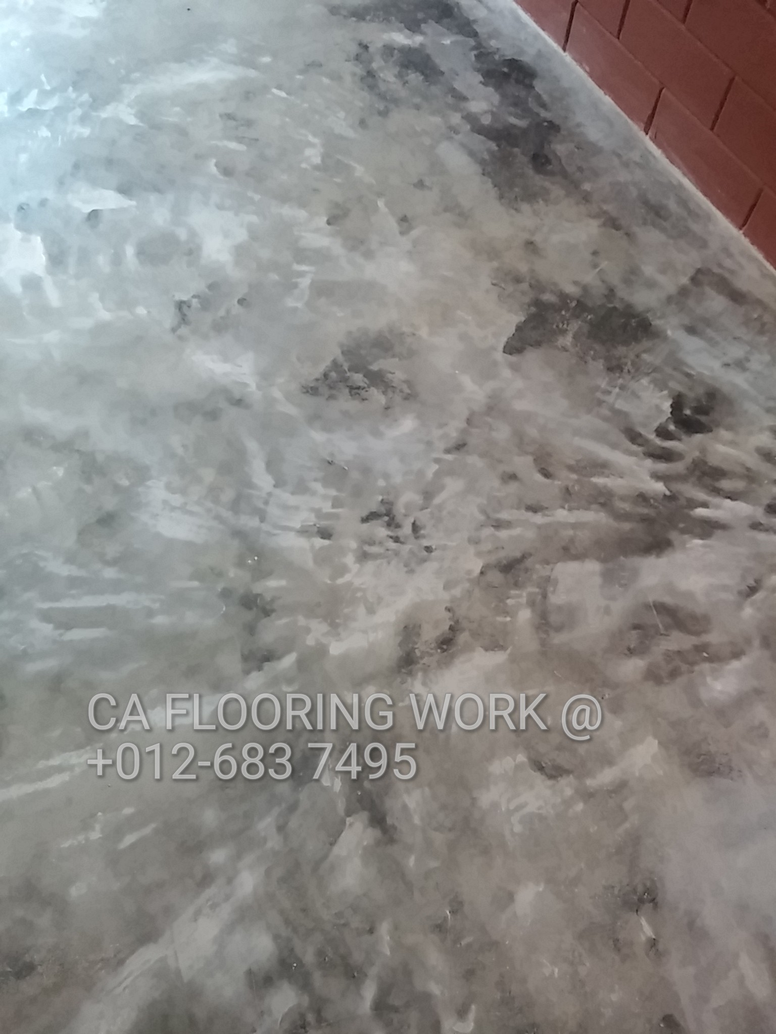 Residential Polished Cement Floor | House Concret Polishing Kuala Lumpur