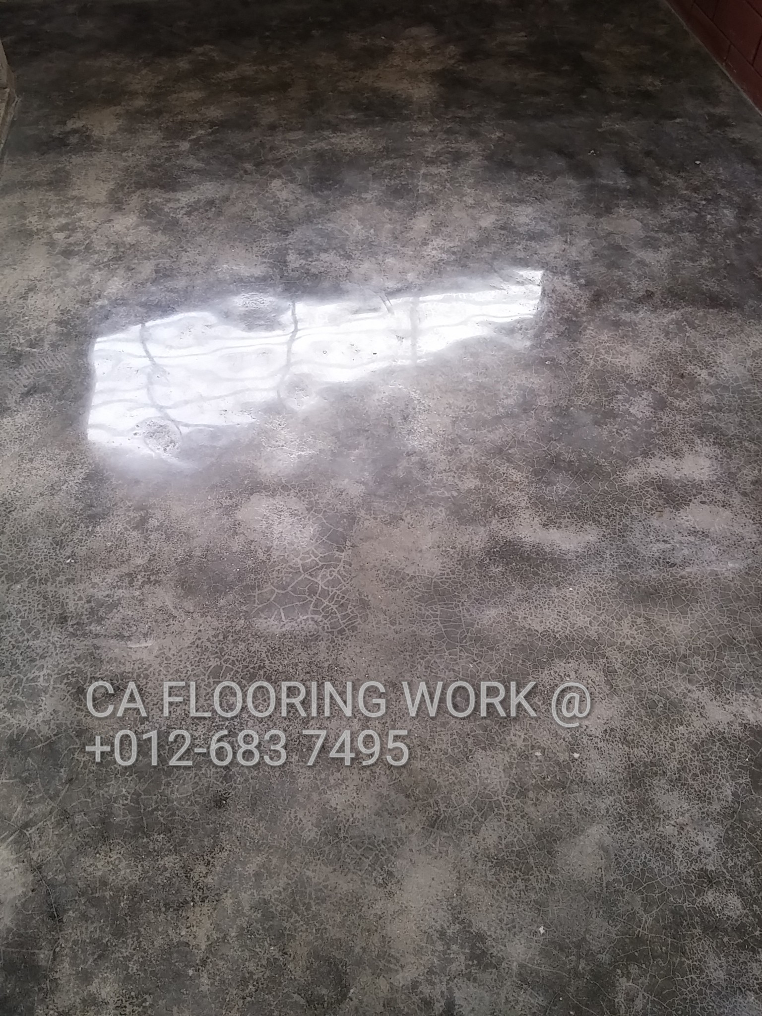 Residential Polished Cement Floor | House Concret Polishing Kuala Lumpur